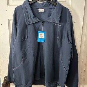 Columbia Blue Full-Zip Jacket